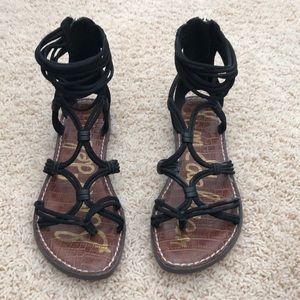 Sam Edelman black gladiator sandals